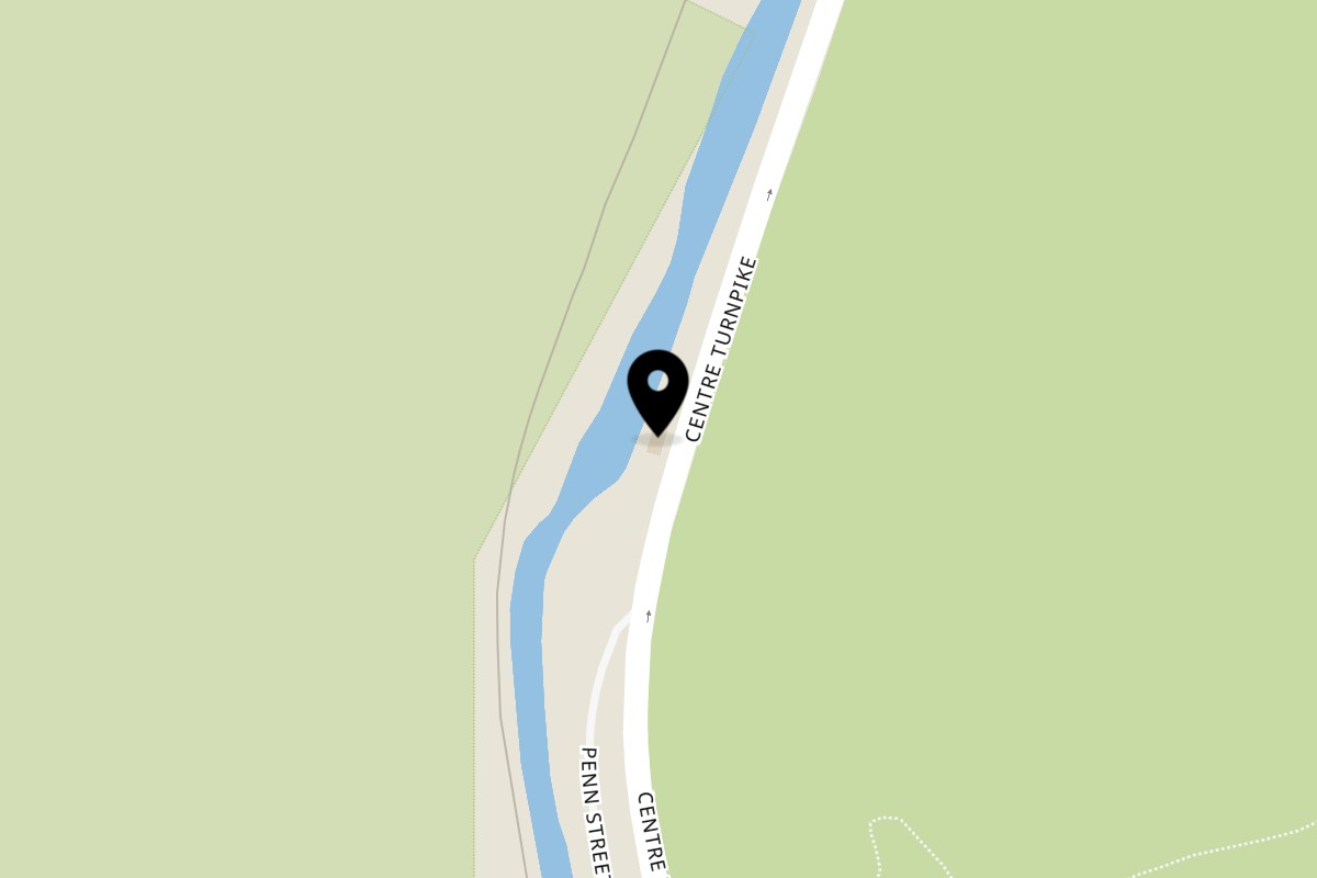 Map showing the location of 3C's Family Restaurant on 2212 Centre Turnpike in Orwigsburg